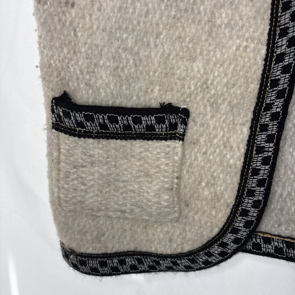 Vtg Disney Tigger Embroidered Boiled Wool Kids Vest Tyrolean Style‎ Cottagecore